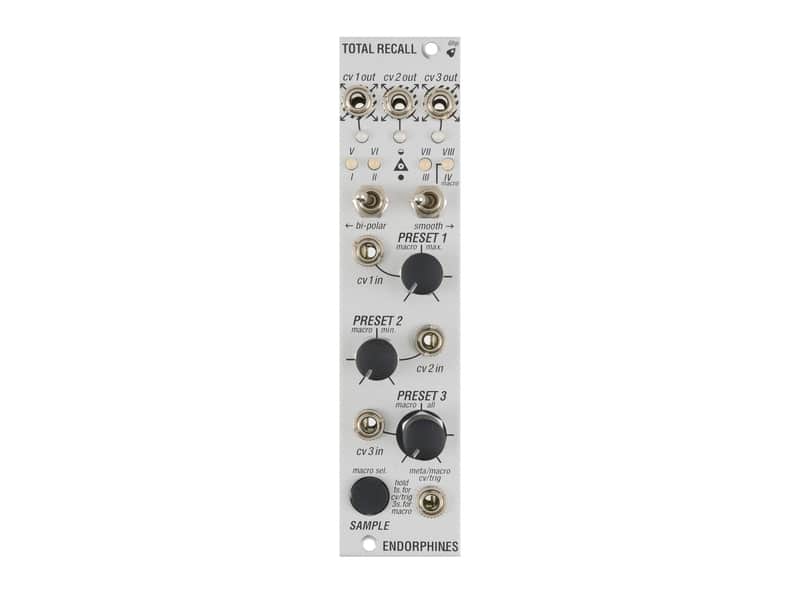 Endorphin.es Total Recall Preset Manager + Macro Controller (Silver) [USED] image 1