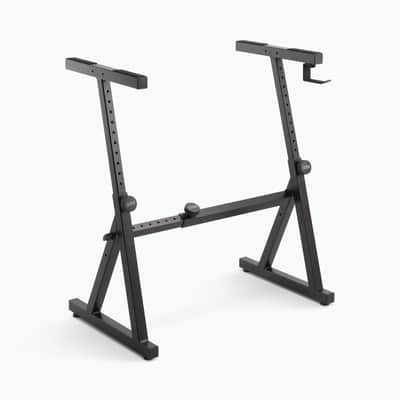 On‑Stage Single Tier Z Keyboard Stand - Black w/ Adjustable Height/Width image 2