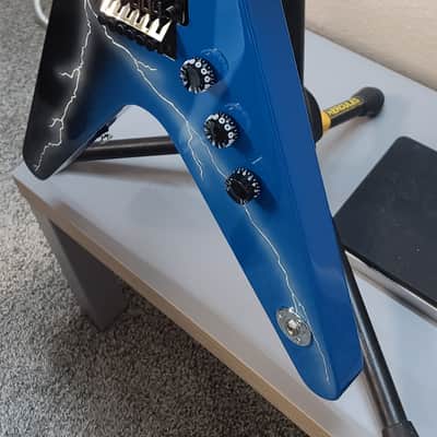 Dean ML DIMEBAG Dean from Hell "NIB w Tags!" DIME DFH CFH 2024 - Blue Lightning Bolt image 4