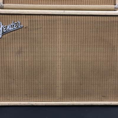1963 Fender Tremolux Amp Head (Blonde 6G9-B) w/ 2X10 Cabinet Owned by Ian D'Sa of Billy Talent image 13