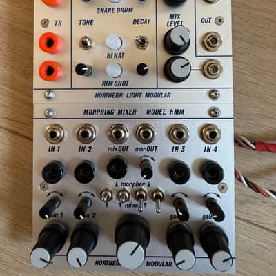 Northern Light Modular Finger Drums Model hFD & Morphing Mixer Model hMM - Silver image 1