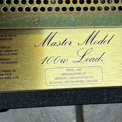 2004 Marshall JCM800 model 2203 2203X 100 watt head #2 image 9