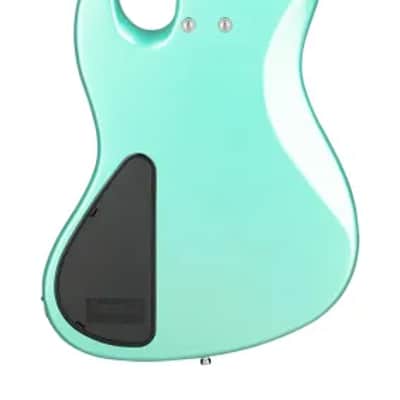 Sadowsky MetroExpress 21-Fret Vintage J/J Bass, Morado Fingerboard, 4-String - Solid Sage Green Metallic High Polish image 3