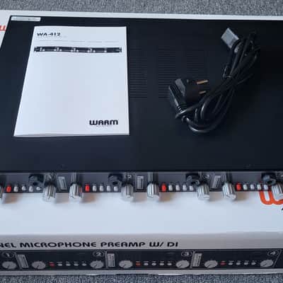 Warm Audio WA-412 4-Channel Mic Preamp 2016 - Present - Black image 12