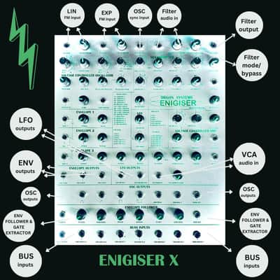 Orgon Systems Enigiser X semi modular synth 2024 image 2