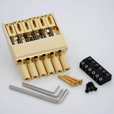 Guyker-6 String Bridge Tailpiece for Headless Guitar Accessories, New, Multiple Colors image 2