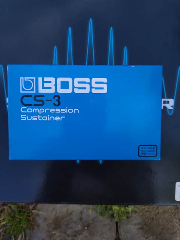 Boss CS-3 Compression Sustainer (Silver Label) 1997 - Present - Blue image 1