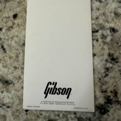Gibson Pre Owners Manual Solid Body Series 1981 EDS-1275 L-5S Les Paul Deluxe 335-S Deluxe Custom SG Standard image 12