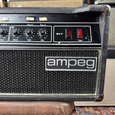 Ampeg SVT 300 Watt  Bass Head MTI Era  Black Panel 6550's - 1981 image 3