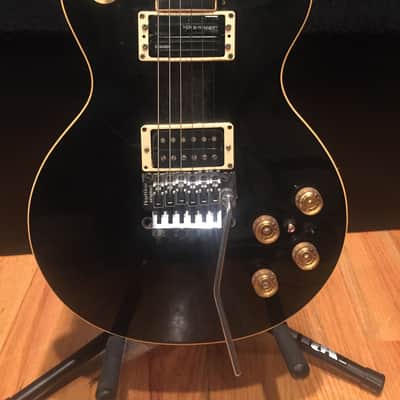 Neal Schon (formerly owned) Gibson Black Les Paul Deluxe with Floyd Rose image 5