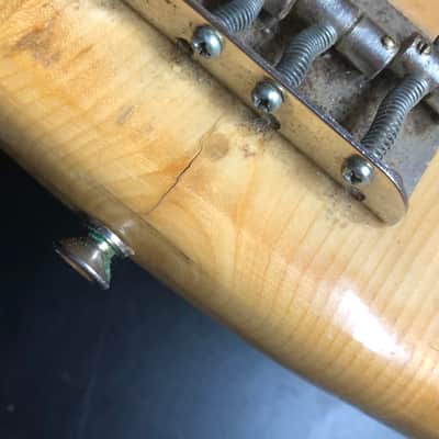 VINTAGE LAWSUIT PROJECT PRECISION BASS 70s - Natural PARTS & REPAIR image 15