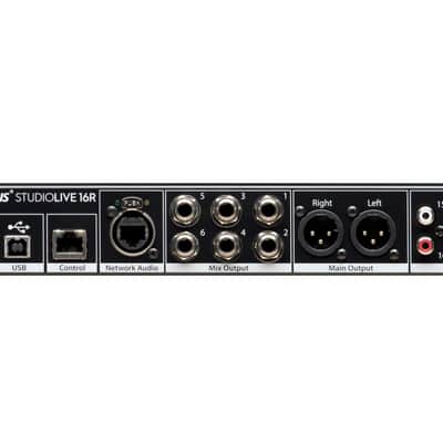 PreSonus StudioLive 16R 16-Channel Rackmount Digital Mixer 2017 - Present - Black image 2