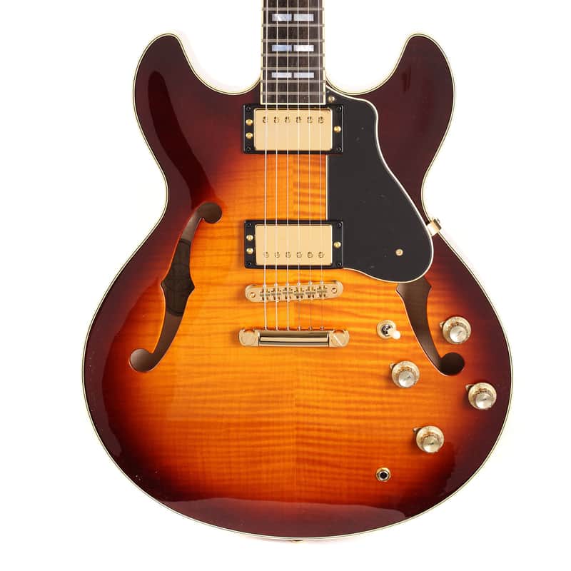 Yamaha SA2200 Semi-Hollow Violin Sunburst image 1
