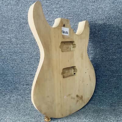 Unfinished Basswood HH Guitar Body for Custom Project image 2