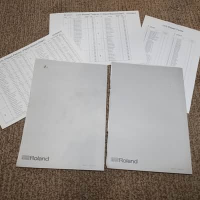 Vintage 1989 Roland D5 Synthesizer Original Owner's Manuals image 2