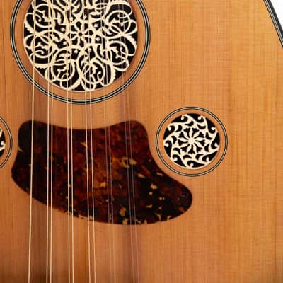 Arabic Oud Flame Maple & Cedar Top by Kamil Gul Oud instrument with free DHL express shipping image 7