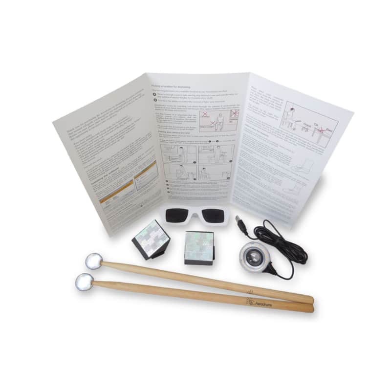 Aerodrums Air Percussion Komplettset, inkl. 3 Eye Kamera - Digital Drum image 1
