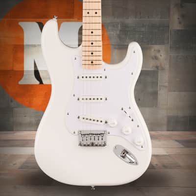 Squier Squier Sonic Stratocaster HT - Maple Fingerboard - White Pickguard - Arctic White image 1
