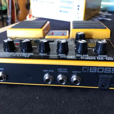 Double pédale Boss OD-20 Overdrive/Distortion Drive Zone avec boite et manuel image 4