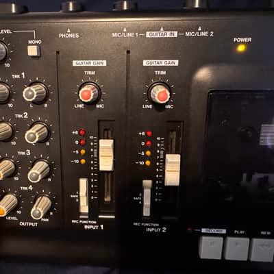 TASCAM Porta 02 mkII Ministudio 4-Track Cassette Recorder 2000s - Black image 2