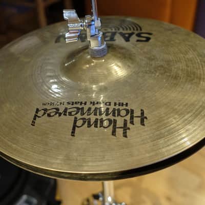Sabian 14" HH Hand Hammered Dark Hi-Hat Cymbals (Pair) 2005/06 image 10