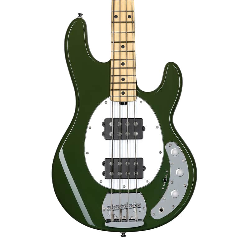 Sterling by Music Man StingRay HH 4-String Bass Guitar - Olive - Open Box image 1