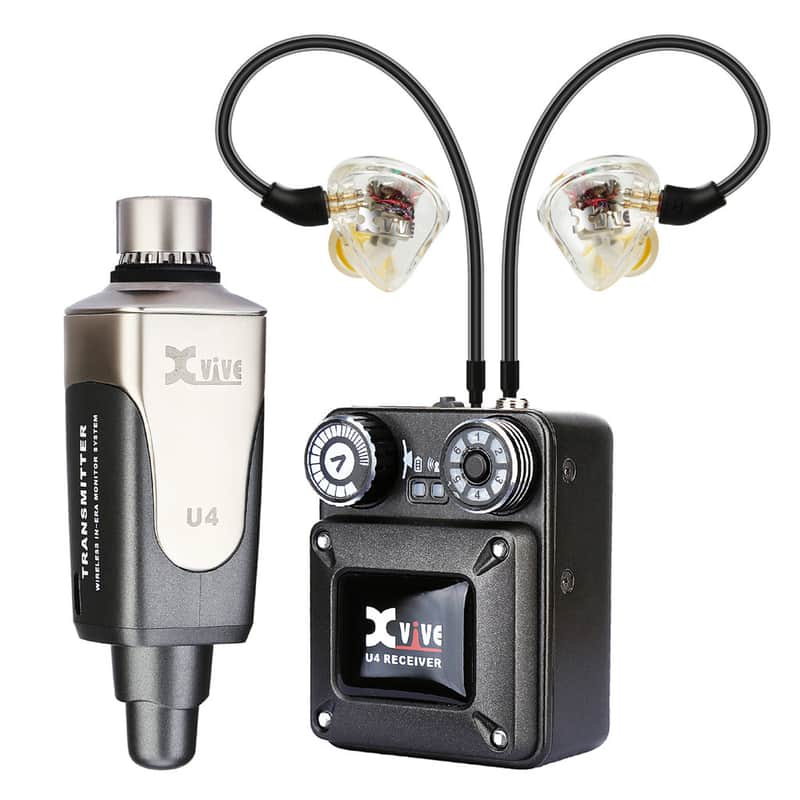 Xvive In-Ear Monitor Wireless System with T9 In-Ear Monitors and Travel Case image 1