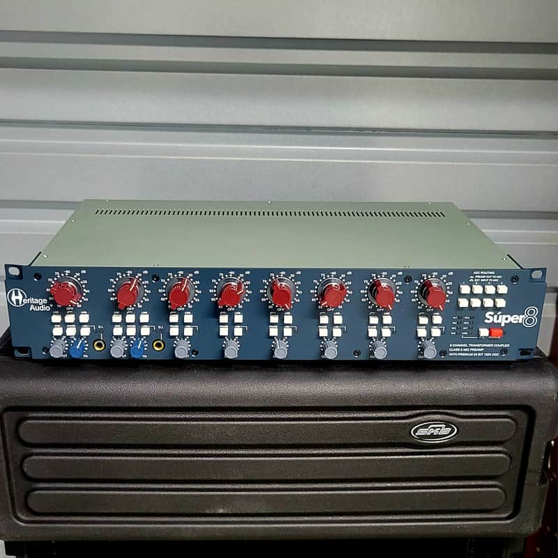 Heritage Audio Súper 8 8-Channel Rackmount Microphone Preamp 2022 - Present - Blue image 1