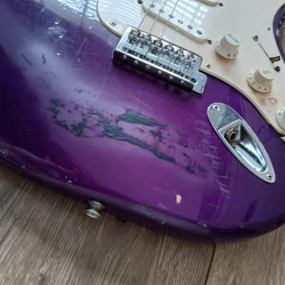 Squier Affinity Series Stratocaster with Indian Laurel Fretboard - Purple - Not Working image 14