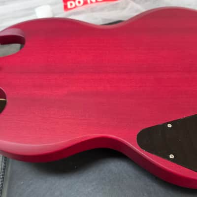 Epiphone SG Classic P-90 Worn Cherry BRAND NEW P90 Pro Soapbar Soap Bar Pickups 60s 60's SlimTaper Neck Profile Satin Finish Electric Guitar image 12