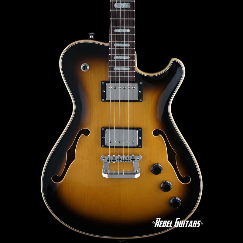 2024 Knaggs Guitars Chena Spruce Top in Black Burst with Rosewood Neck image 1