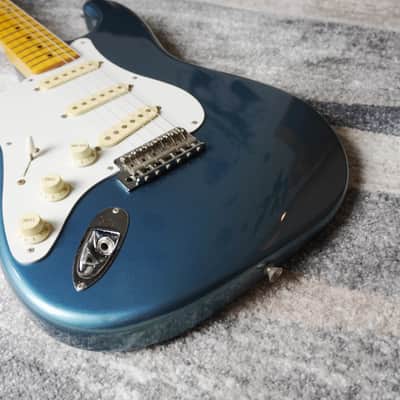 2007-2008 Fender Japan ST57-LH '57 Stratocaster Left-Handed OLB Old Lake Placid Blue MIJ image 8