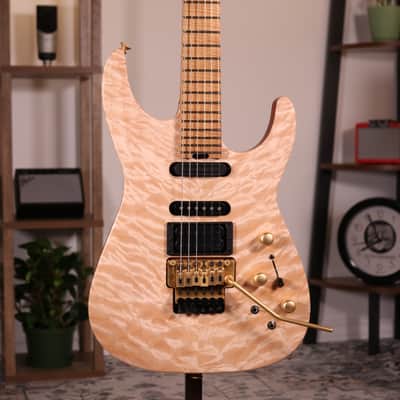 Jackson Custom Shop USA Signature Phil Collen PC1 - Caramelized Flame Maple Fingerboard, Satin Au Natural image 20