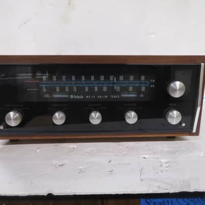 McIntosh MR74 Stereo tuner mid 1970's - Glass and black image 1
