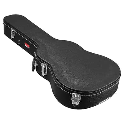 Gator GWE-Acou-3/4 Hardshell 3/4-Size Acoustic Guitar Case Regular Black