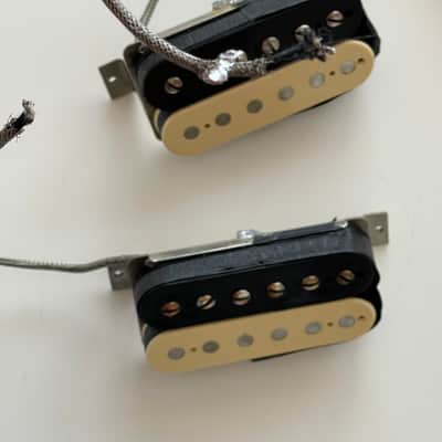 General Vintage Tone 1959 PAF Zebra Humbucker Butyrate Les Paul Historic (Bridge + Neck Set) image 5