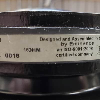 Eminence  Galien Krueger 250ML  Replacement Speakers 082-0047-0 image 2