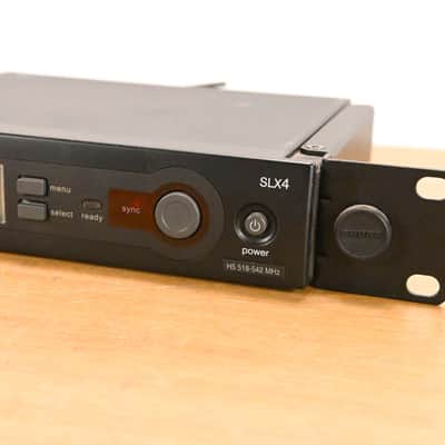 Shure SLX4 Wireless Receiver - H5 Band: 518-542 MHz (NO POWER SUPPLY) CG01YDP image 2