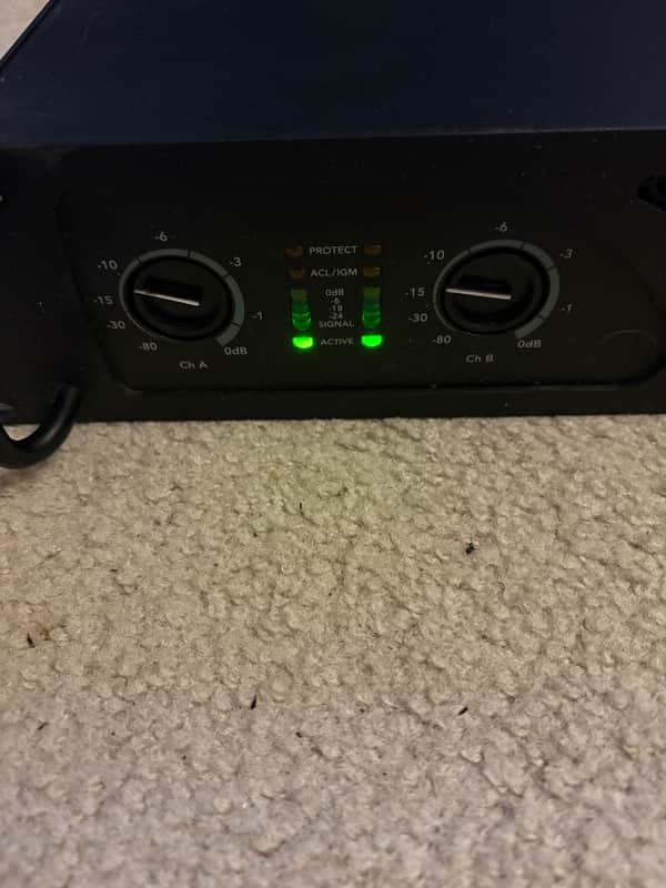 Crest Audio LT1500  1800-Watt Power Amplifier 2000s - Black image 1