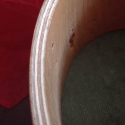 Vintage 1970s/1980s Sonor Phonic 14x10" Tom Shell - 9-Ply German Beech - Red ? image 14