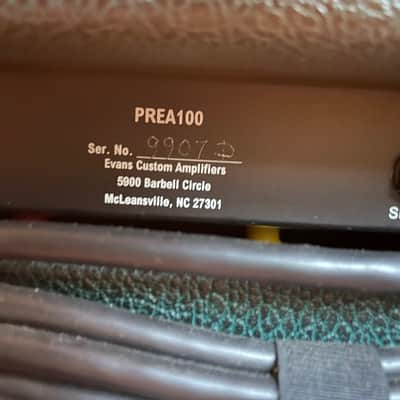Evans PREA100 Amp image 3