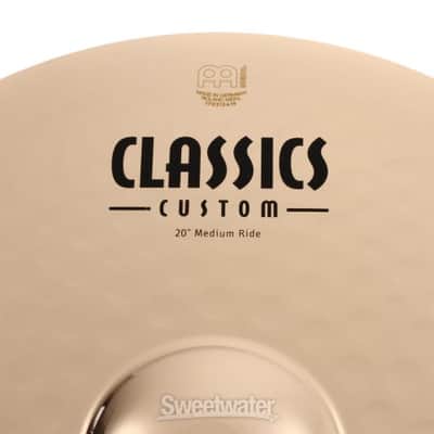 Meinl Cymbals 20 inch Classics Custom Medium Ride Cymbal (CC20MR-Bd1) image 2