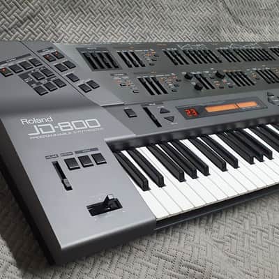 Roland JD-800 *LEGEND* 61-Key Programmable Synthesizer ✅RARE from ´90s✅CARBON✅ Checked & Cleaned ✅ NO Redglue✅ image 8