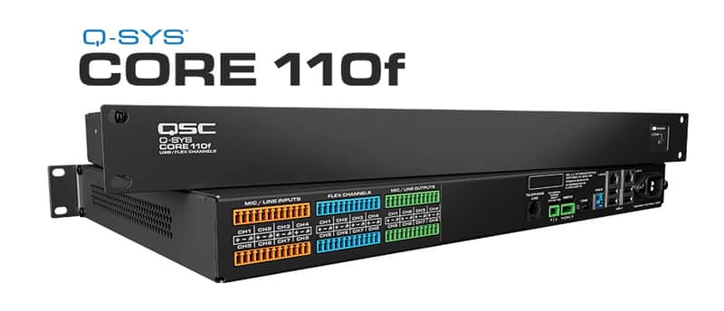 QSC Core 110f v2 2023 - Black aluminum image 1