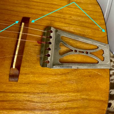 Regal Parlor Guitar 1950's image 3