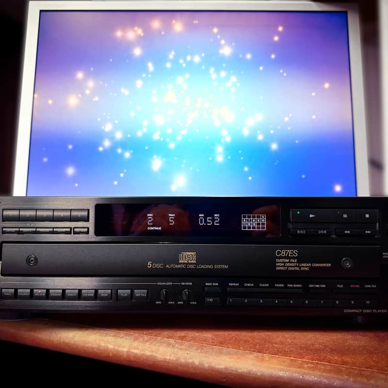 1989 Sony CDP-C87ES Black