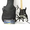 EVH Striped Series Electric Guitar White and Black Stripes w/Gig Bag