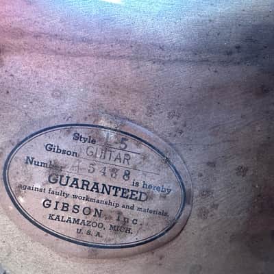 Gibson L-5 1949-  Sunburst [with video!] image 15
