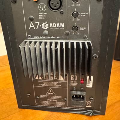 ADAM Audio A7 Active Nearfield Monitors (Pair) 2000s - Black image 3
