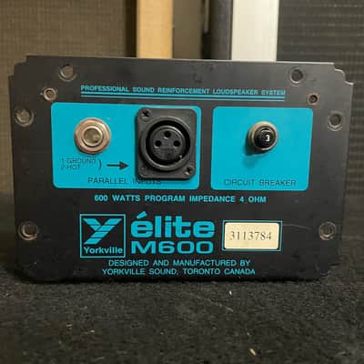 80s/90s Canadian Yorkville Elite Micron 600 2x10 & Horn - Crossover & Fuse Protected - Unloaded/Empty Cab image 8